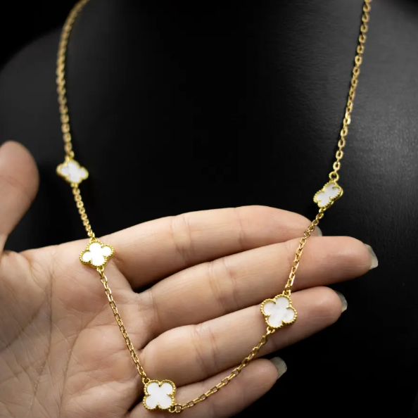 Corrente Van Cleff Branco